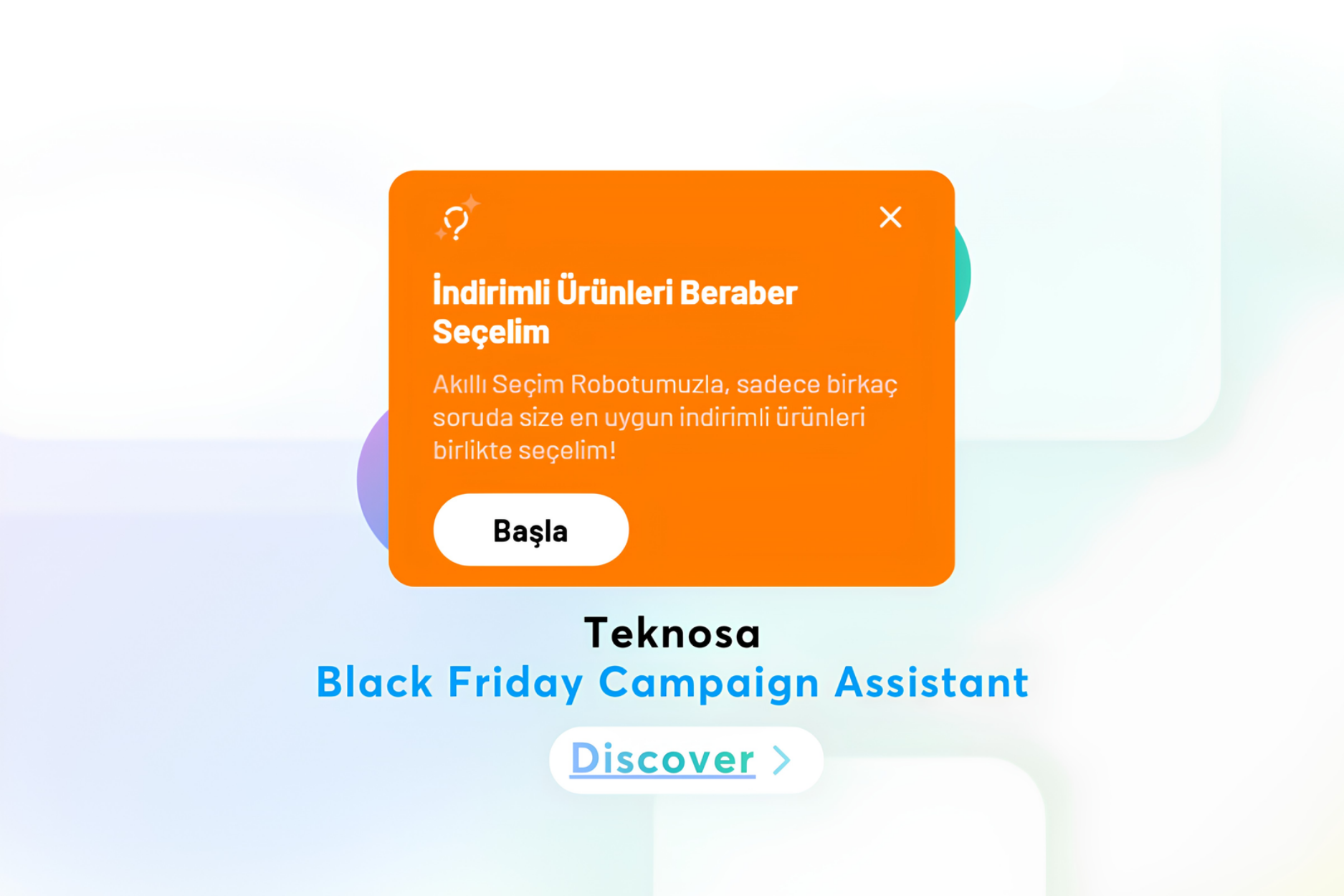 Teknosa Black Friday Campaign Assistants guiding shoppers to relevant deals