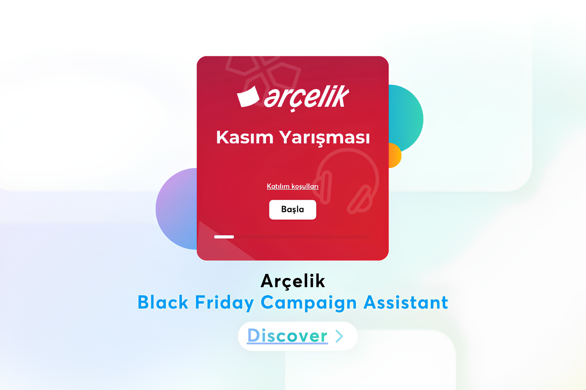 Arçelik Black Friday Campaign Assistants guiding shoppers to relevant deals