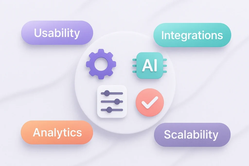 Guided selling software evaluation for choosing the right e-commerce platform