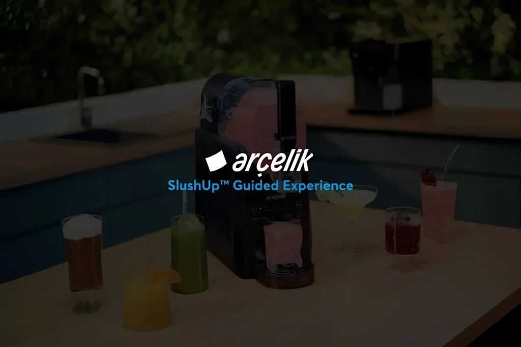 Arçelik SlushUp Recipe Finder Quiz for personalized drink recommendations