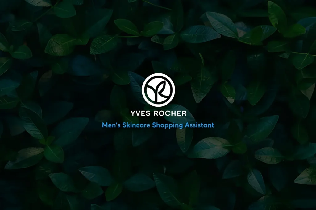 Yves Rocher men’s skincare shopping assistant for personalized care recommendations