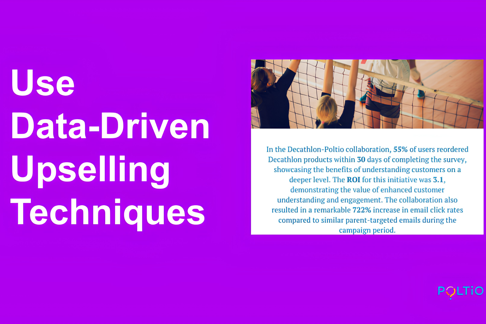 Data-driven upselling example using customer insights to increase repeat purchases