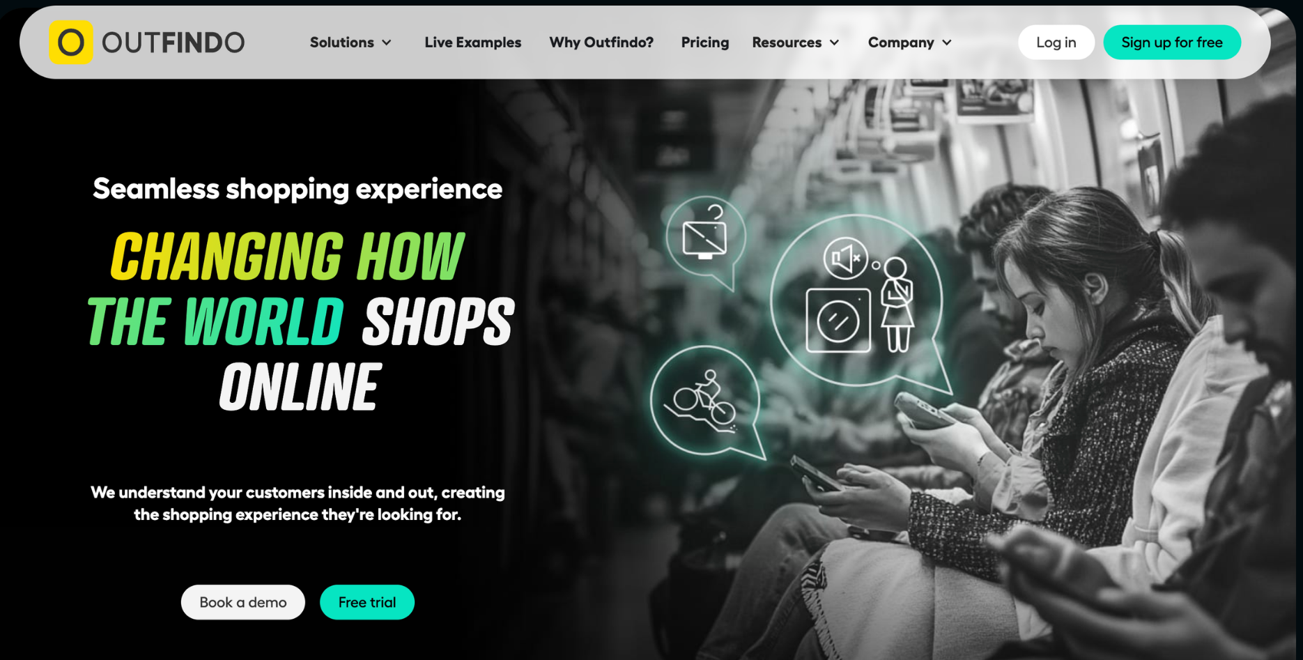 Outfindo AI-powered product advisor for automated guided selling