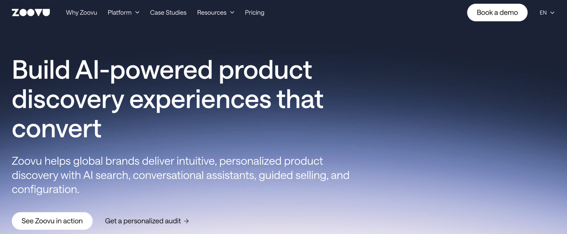 Zoovu enterprise guided selling solution for product discovery