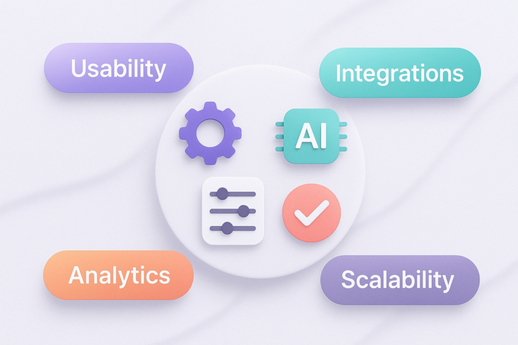 Guided selling software evaluation for choosing the right e-commerce platform