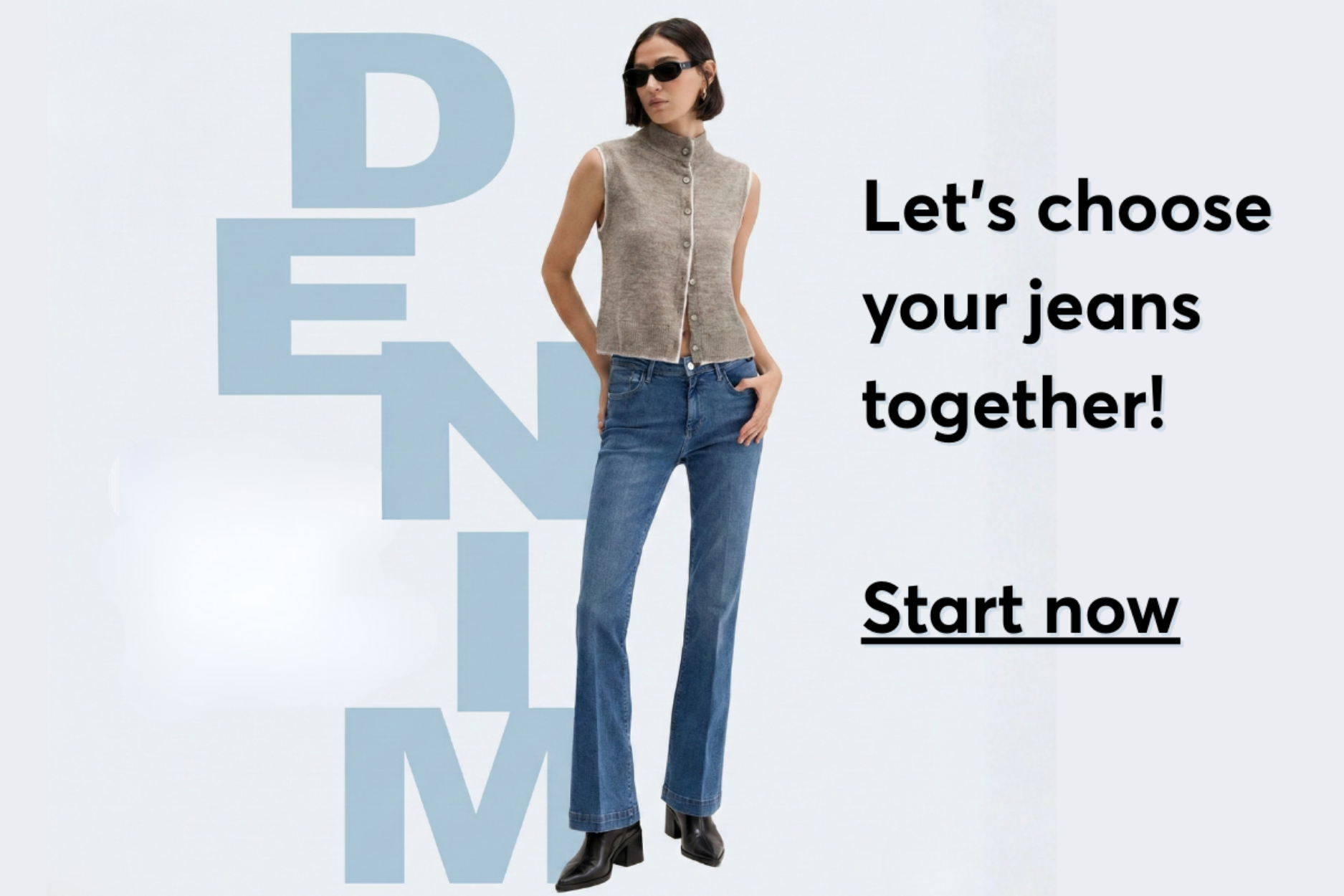 Mavi Jean Fit Assistant helping shoppers find personalized denim fits