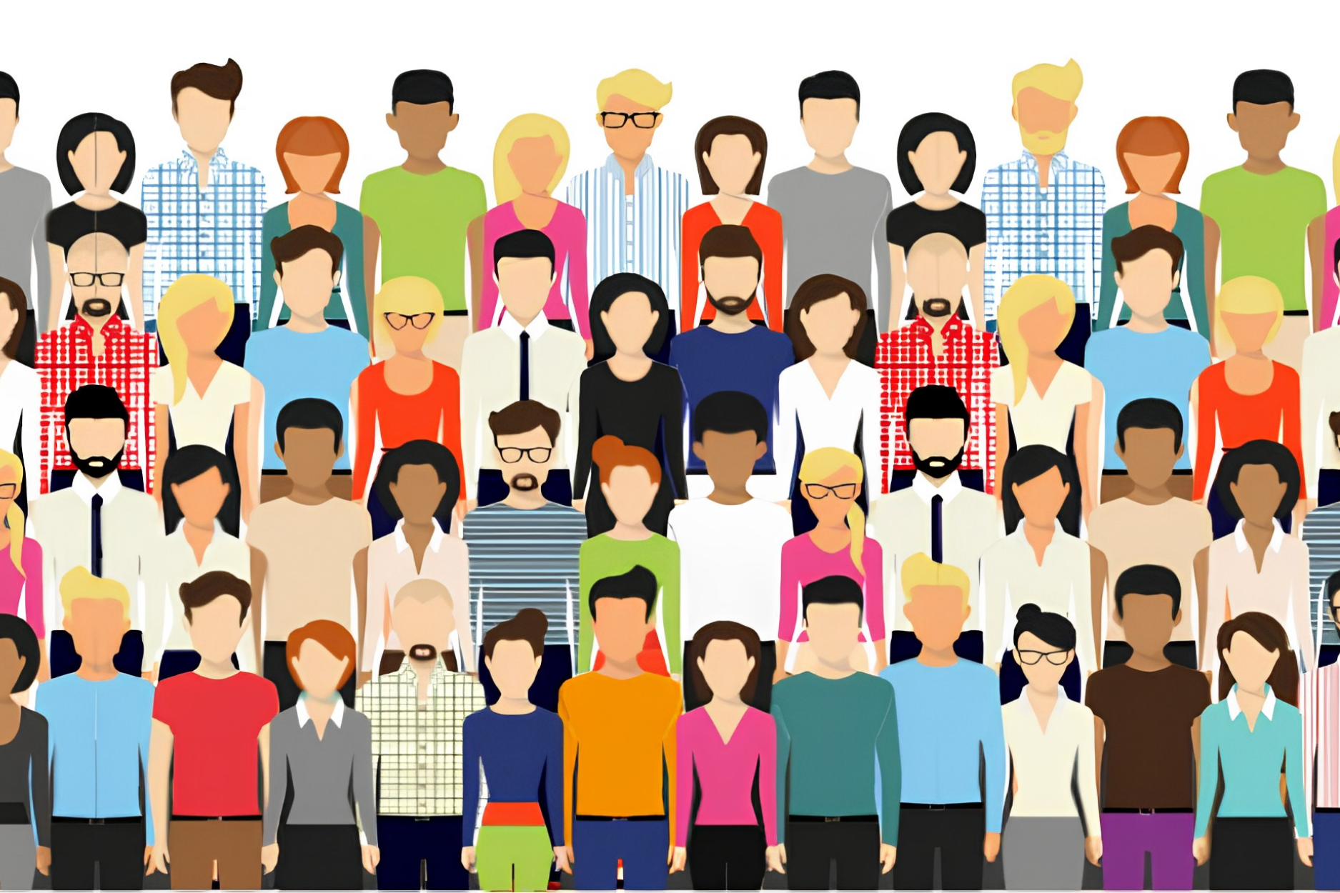 Diverse customer profiles representing different needs, preferences and shopping behaviors