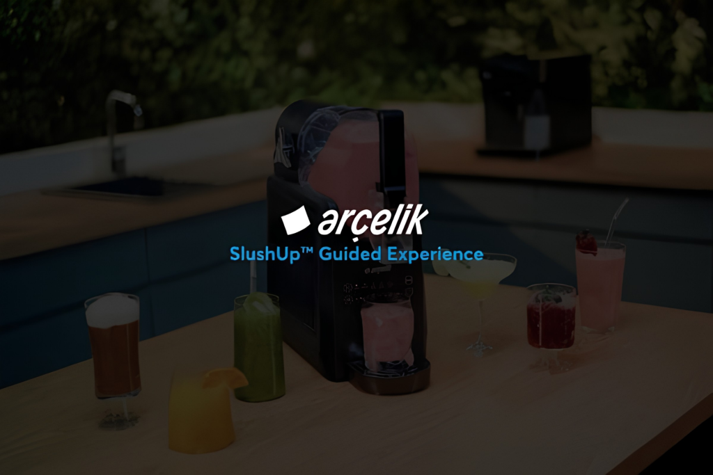 Arçelik SlushUp Recipe Finder Quiz for personalized drink recommendations