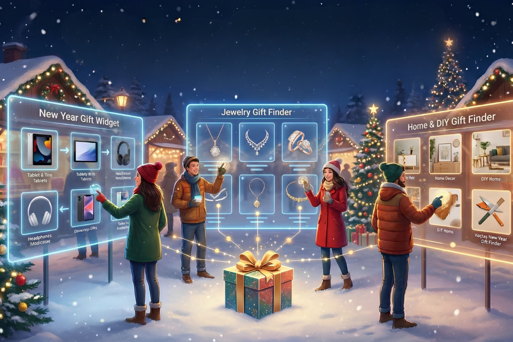 New Year Gift Assistants for personalized gift finding and recommendations